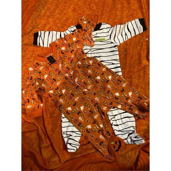 Halloween Outfit Carters Sleepers size 3 months - Picture 2 of 9